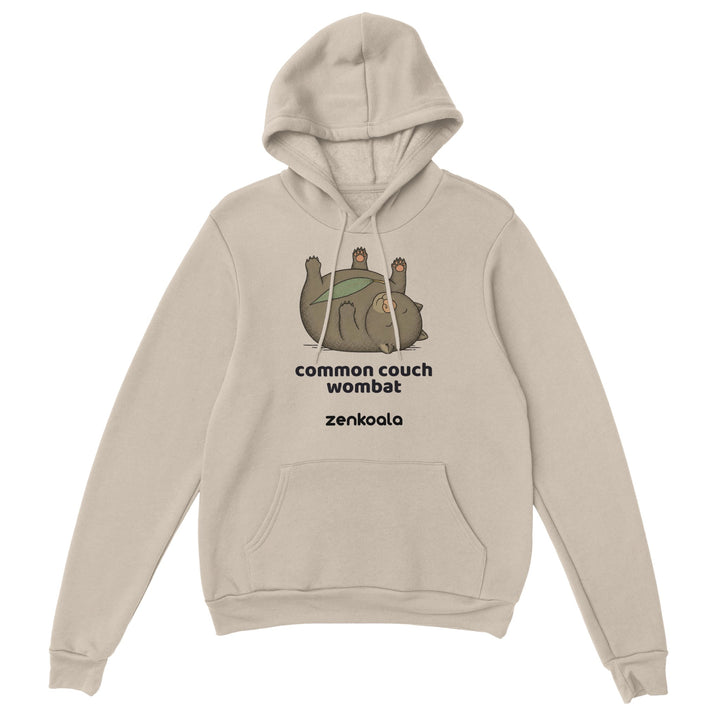 Common Couch Wombat feel-good hoodie in Sand — Zen Koala Australia
