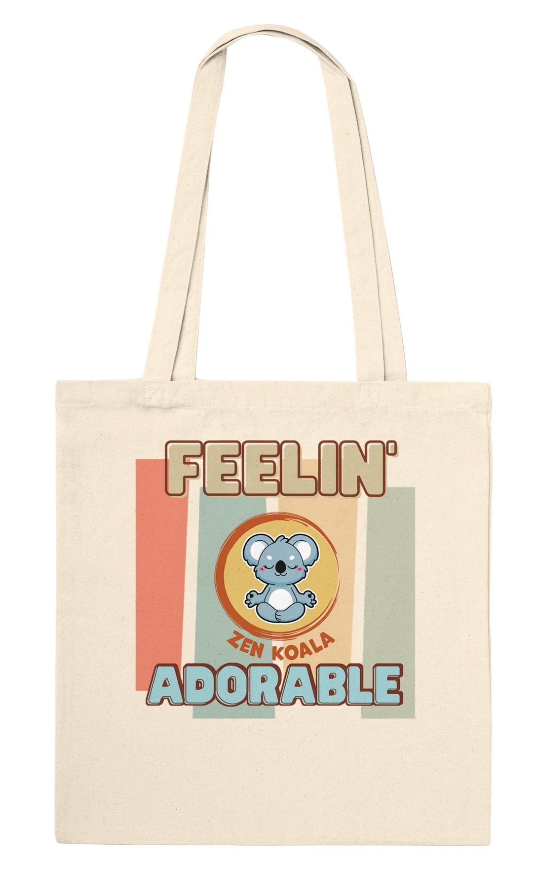 Feeling Adorable feel-good tote bag in natural, Zen Koala Australia