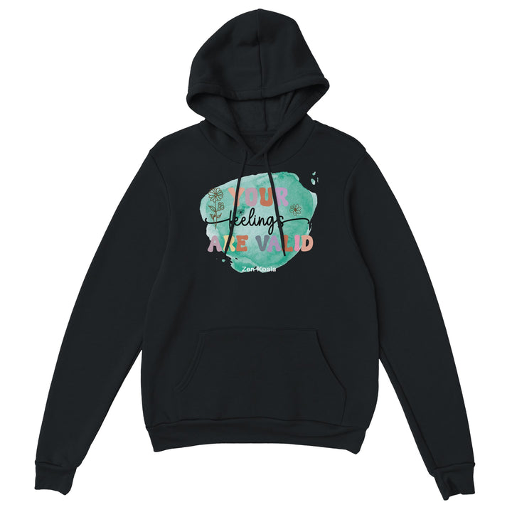 Your Feelings Are Valid feel-good hoodie — Zen Koala Australia