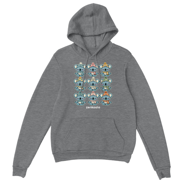 Koala Beanie Club feel-good hoodie in sport grey, Zen Koala Australia