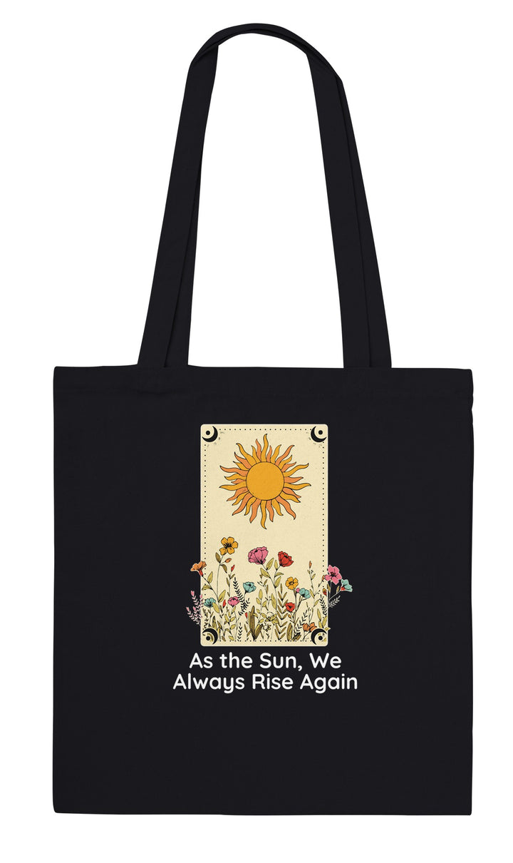 As The Sun feel-good tote bag in black, Zen Koala Australia