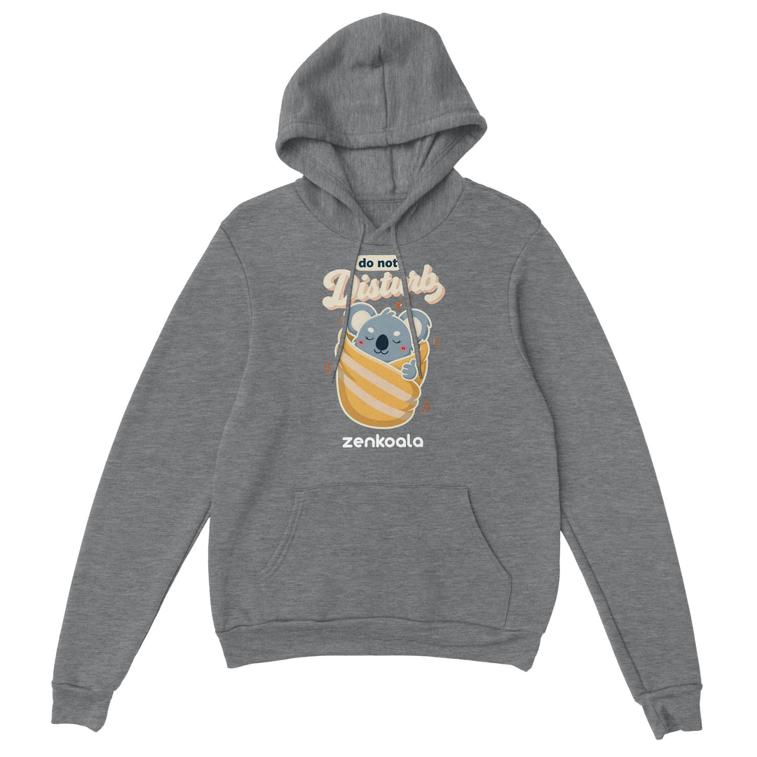 Do Not Disturb Koala feel-good hoodie in Sport Grey — Zen Koala Australia
