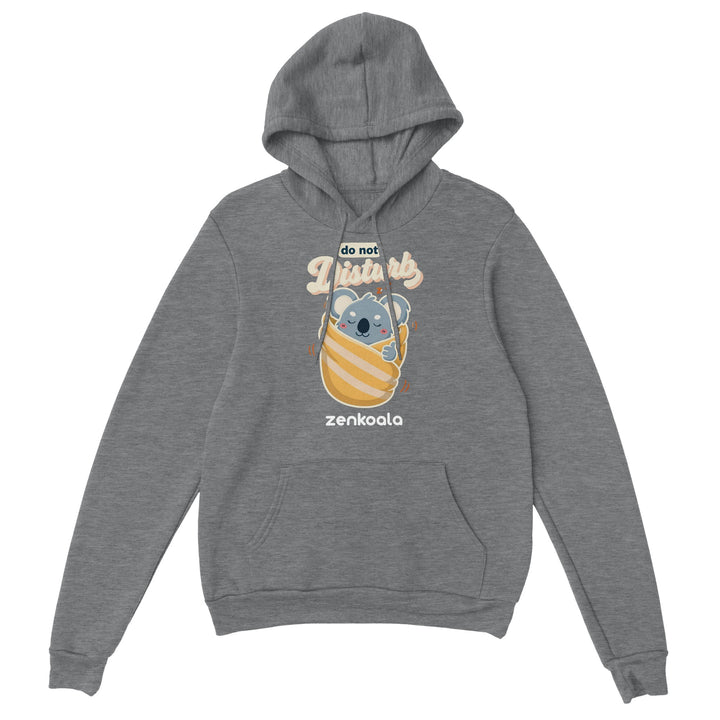 Do Not Disturb Koala feel-good hoodie in Sport Grey — Zen Koala Australia