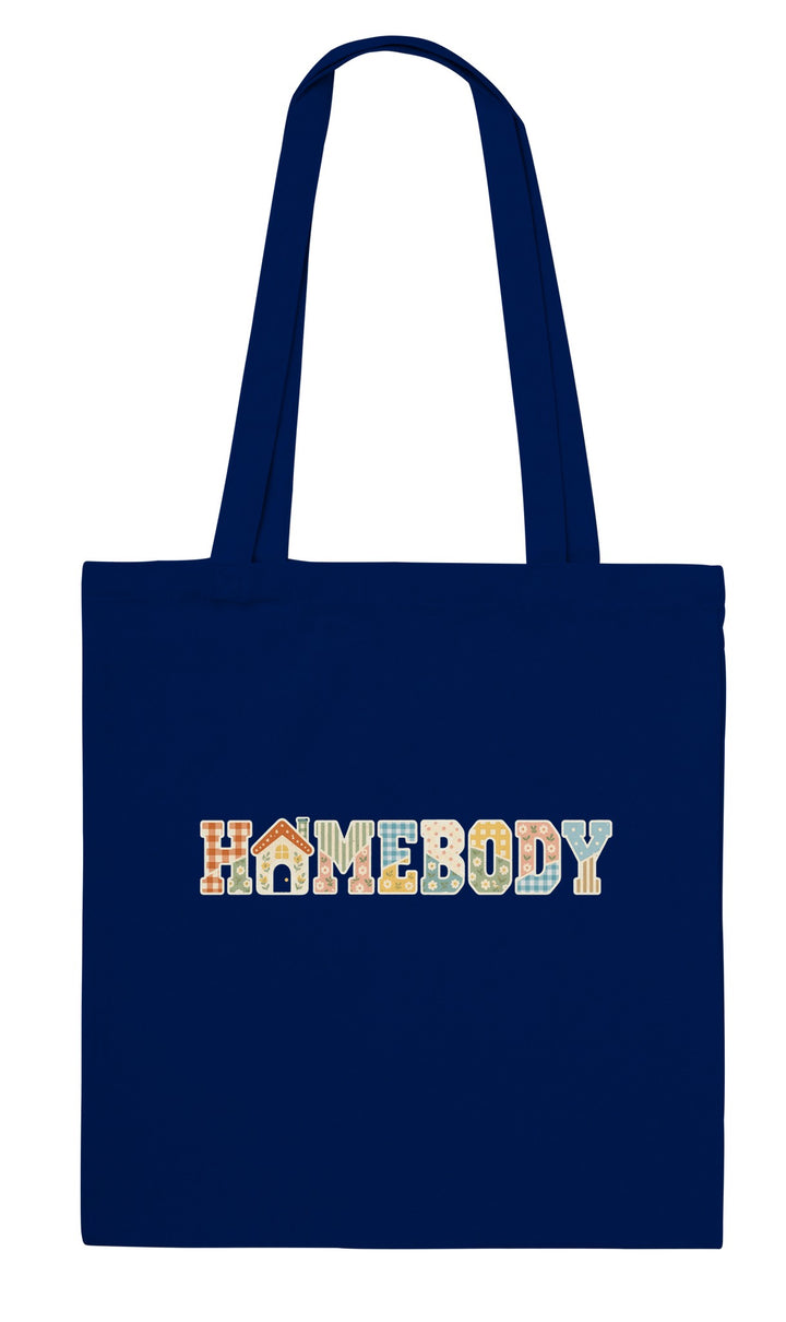 Back of the Homebody Faux Patchwork tote bag: zenkoala.com.au, Zen Koala Australia