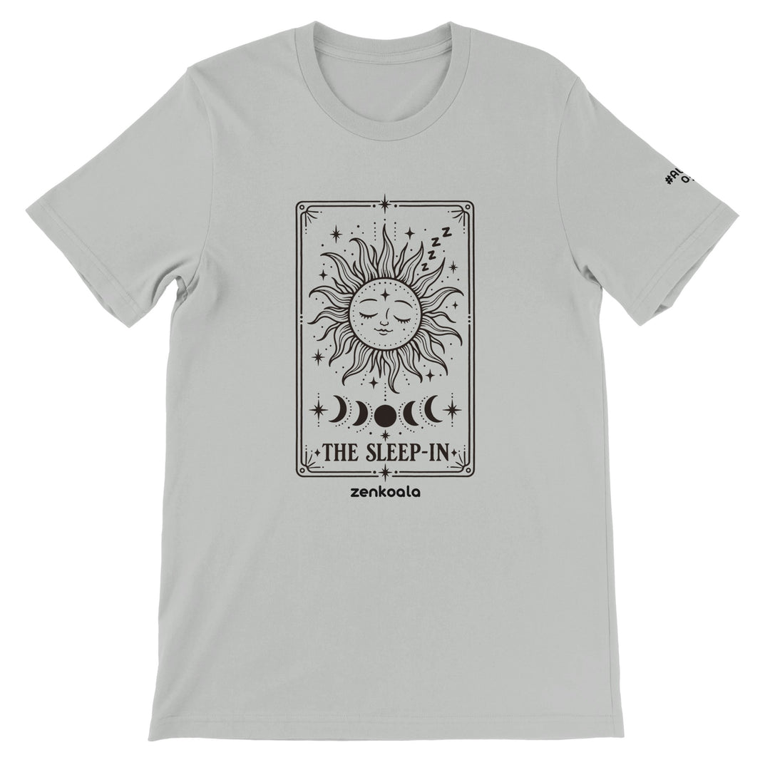 The Sleep-In feel-good tee in silver, Zen Koala Australia