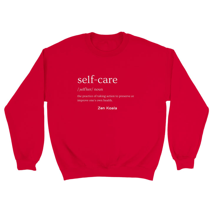 Self Care feel-good sweatshirt — Zen Koala Australia