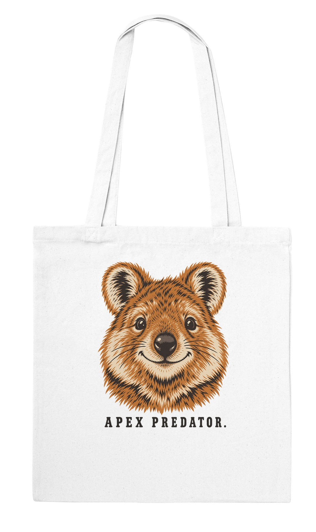 Back of the Apex Predator tote bag: zenkoala.com.au, Zen Koala Australia