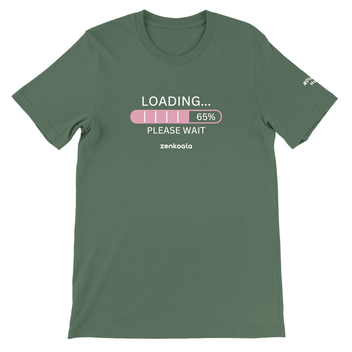 Loading feel-good tee in military green, Zen Koala Australia