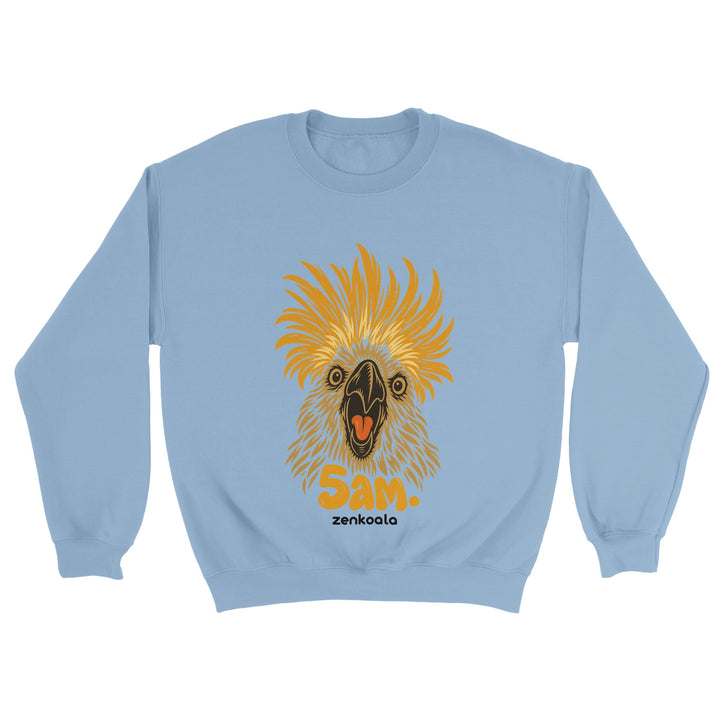 5am feel-good sweatshirt in light blue, Zen Koala Australia