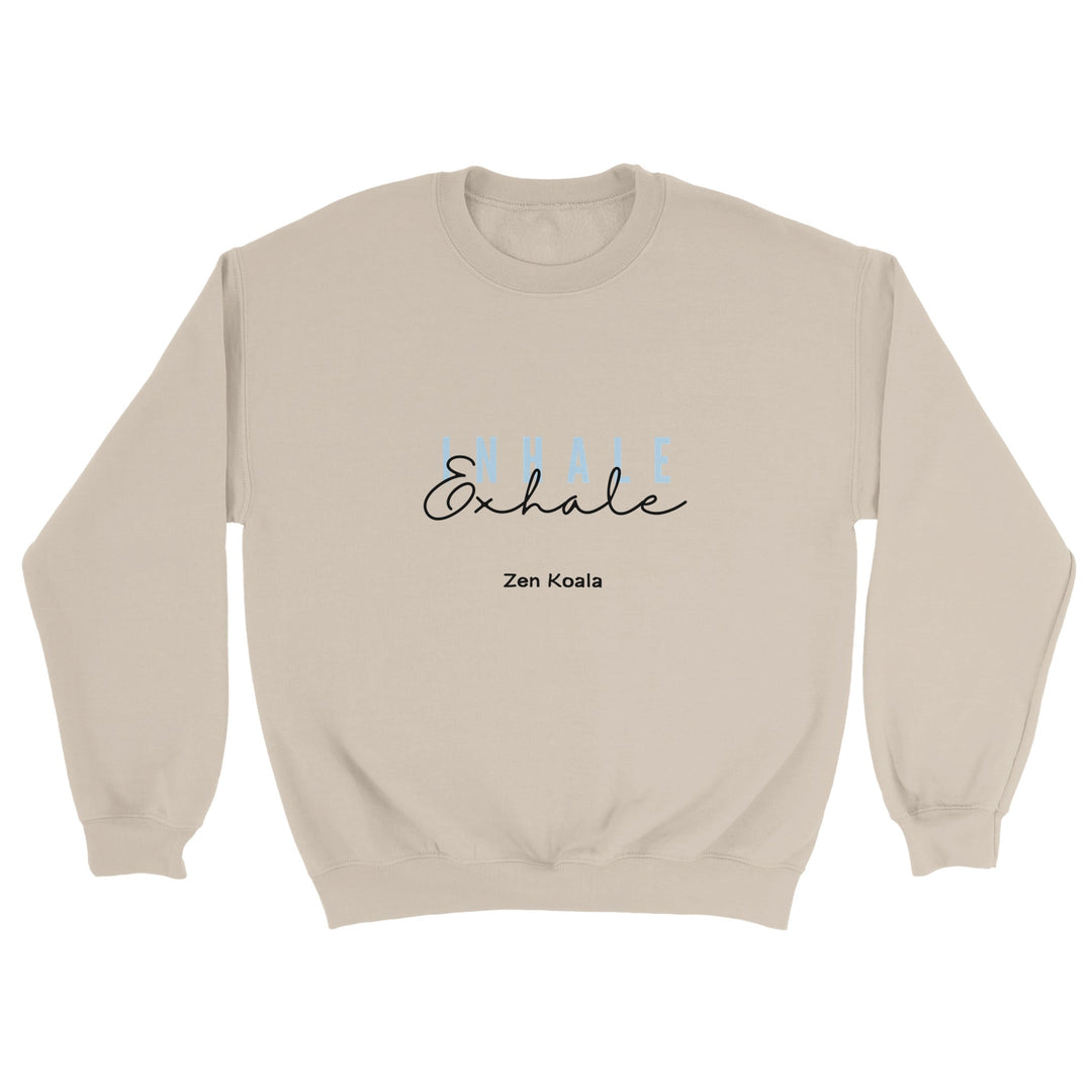 Exhale feel-good sweatshirt — Zen Koala Australia