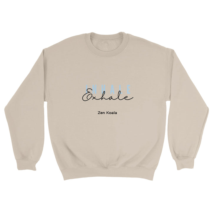 Exhale feel-good sweatshirt — Zen Koala Australia