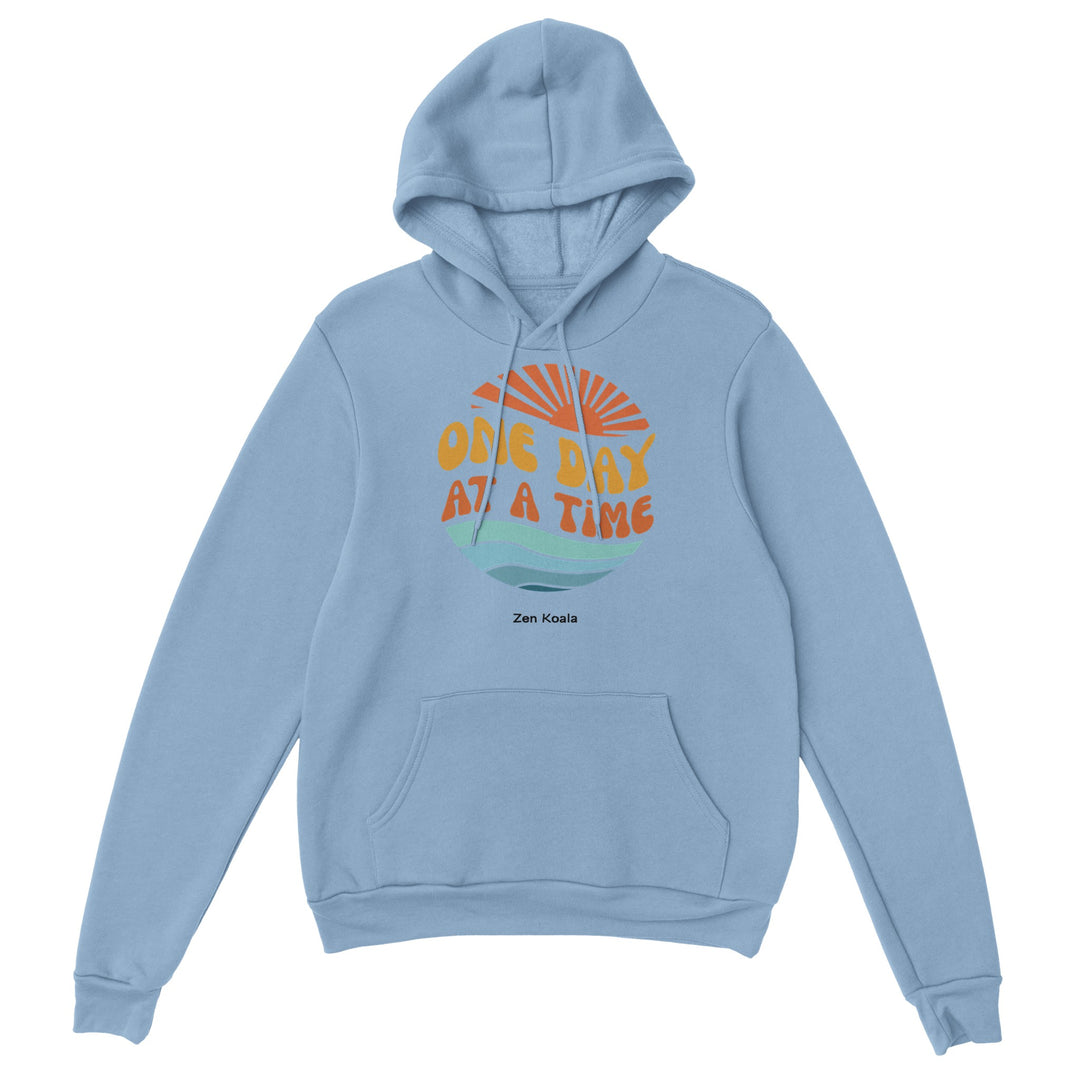 One Day at a Time feel-good hoodie — Zen Koala Australia