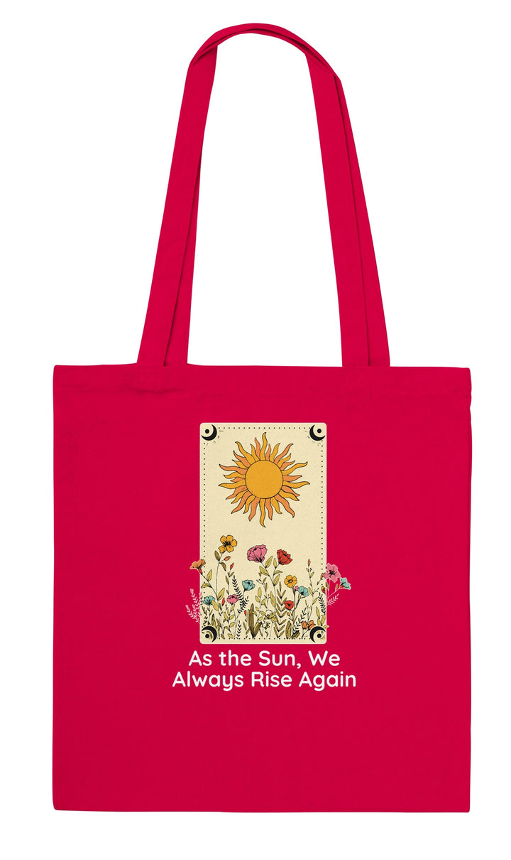 As The Sun feel-good tote bag in red, Zen Koala Australia