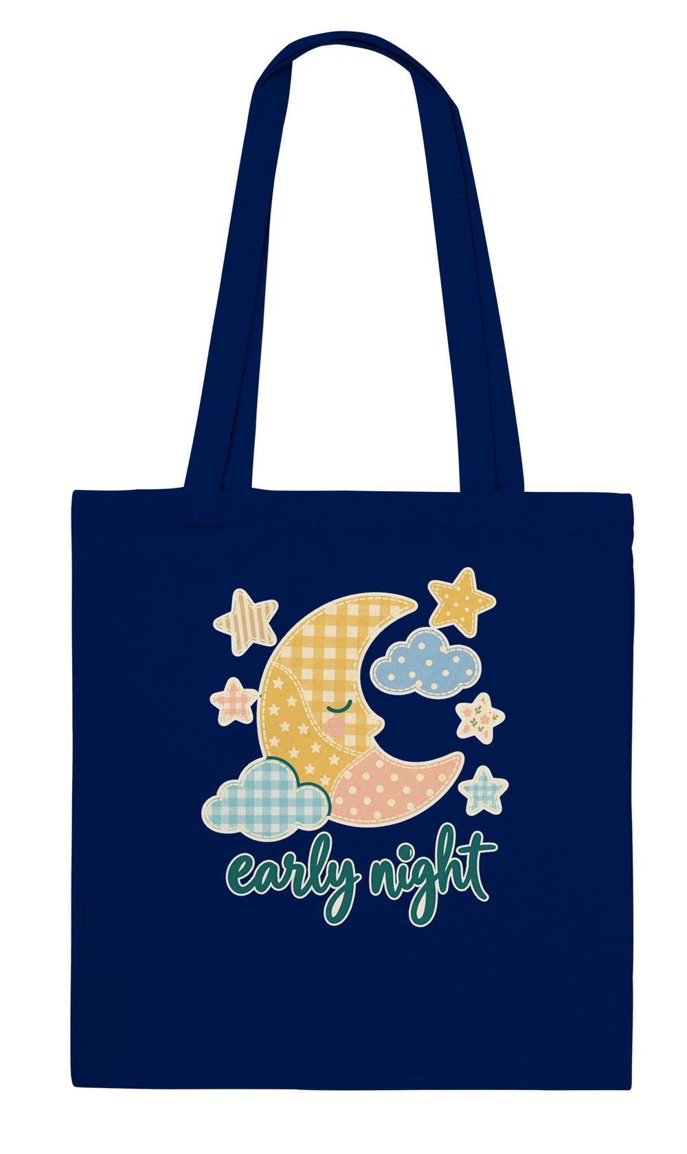 Back of the Early Night Moon tote bag: zenkoala.com.au, Zen Koala Australia