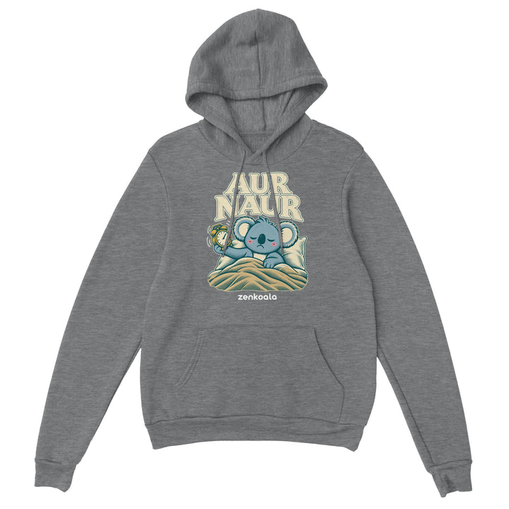 Aur Naur feel-good hoodie in sport grey, Zen Koala Australia
