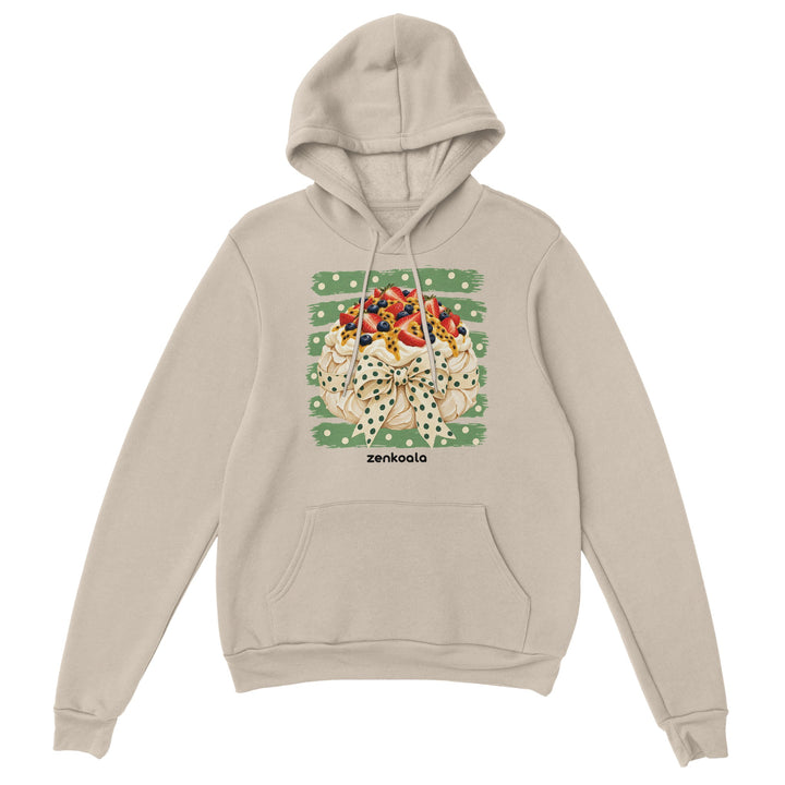 Pavlova feel-good hoodie in sand, Zen Koala Australia
