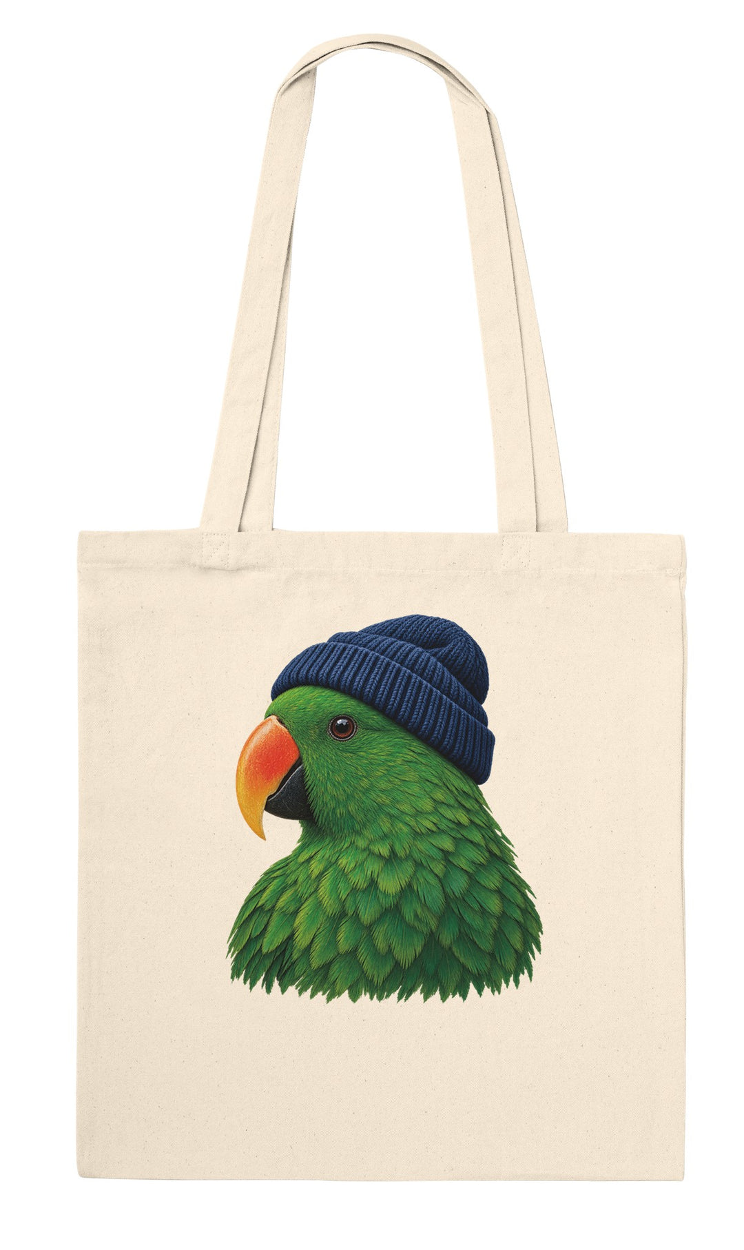 Parrot Beanie feel-good tote bag in natural, Zen Koala Australia