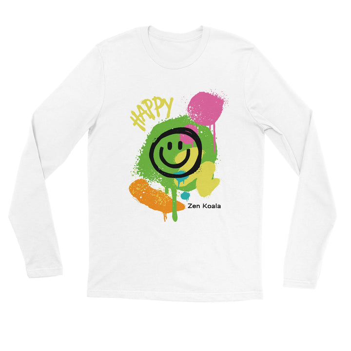 Happy - T-Shirt - Long Sleeve