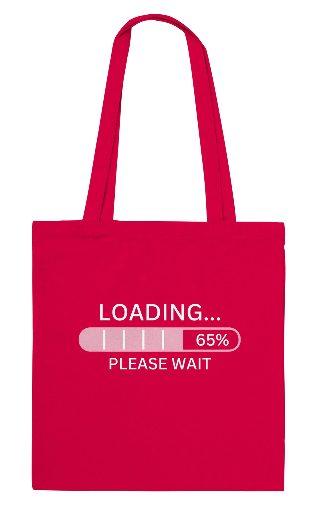 Loading feel-good tote bag in red, Zen Koala Australia
