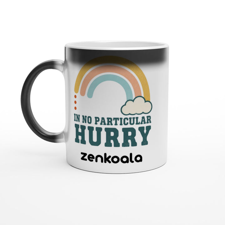 In No Particular Hurry magic colour-reveal mug — Zen Koala Australia