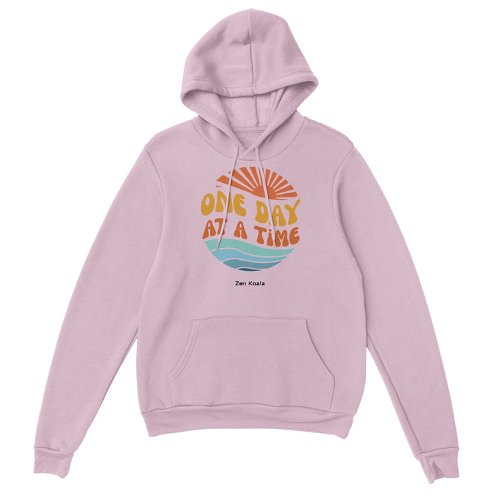 One Day at a Time feel-good hoodie — Zen Koala Australia