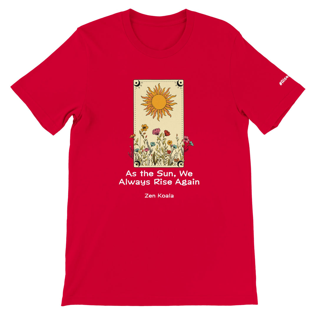 As The Sun feel-good tee — Zen Koala Australia