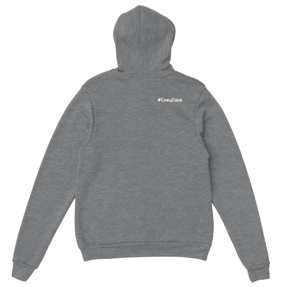 Back shoulder: #CosyCalm — Zen Koala Australia feel-good clothing