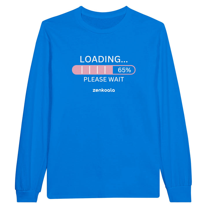 Loading feel-good long sleeve tee in royal, Zen Koala Australia