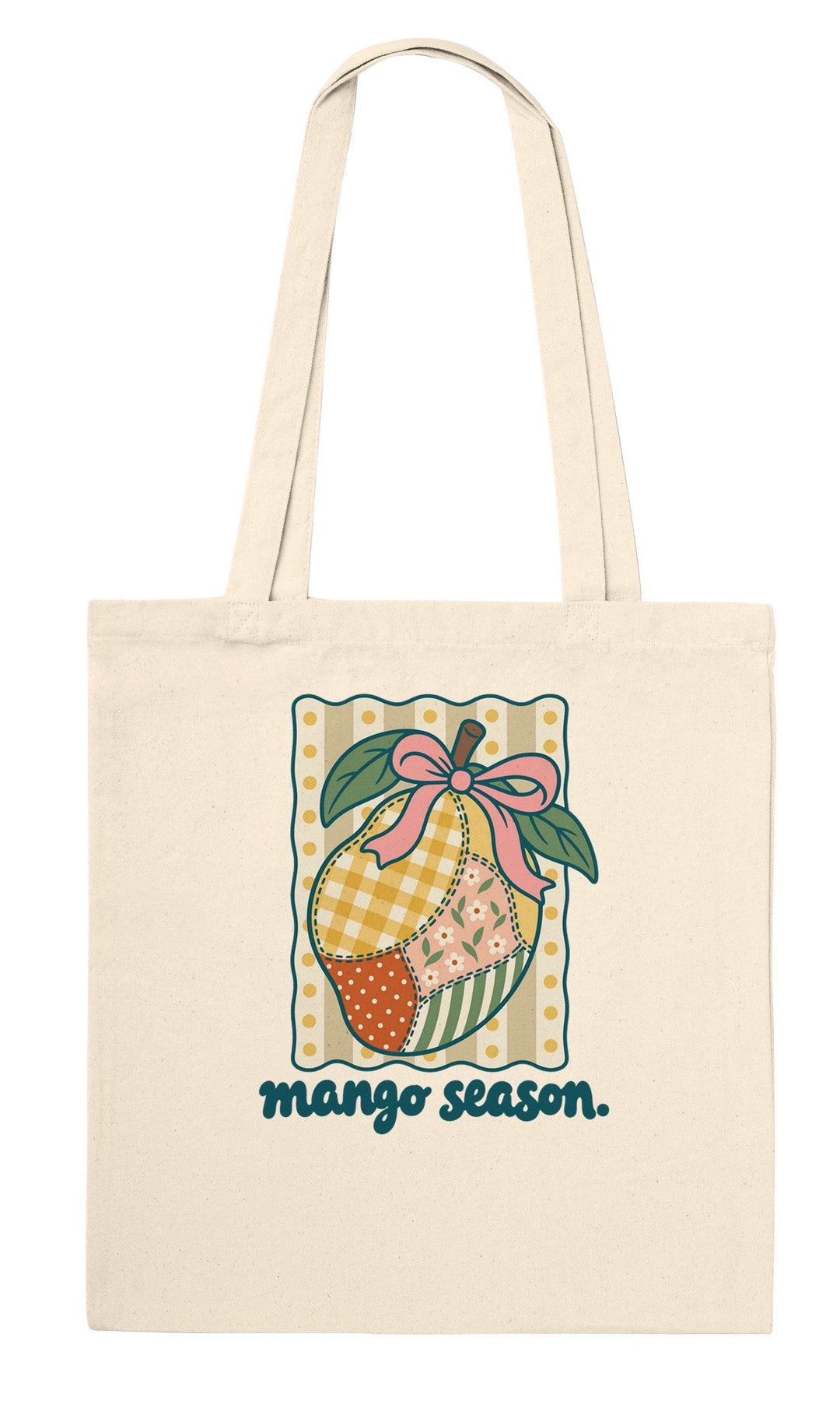 Mango Season feel-good tote bag in natural, Zen Koala Australia