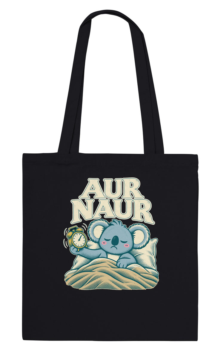 Back of the Aur Naur tote bag: zenkoala.com.au, Zen Koala Australia