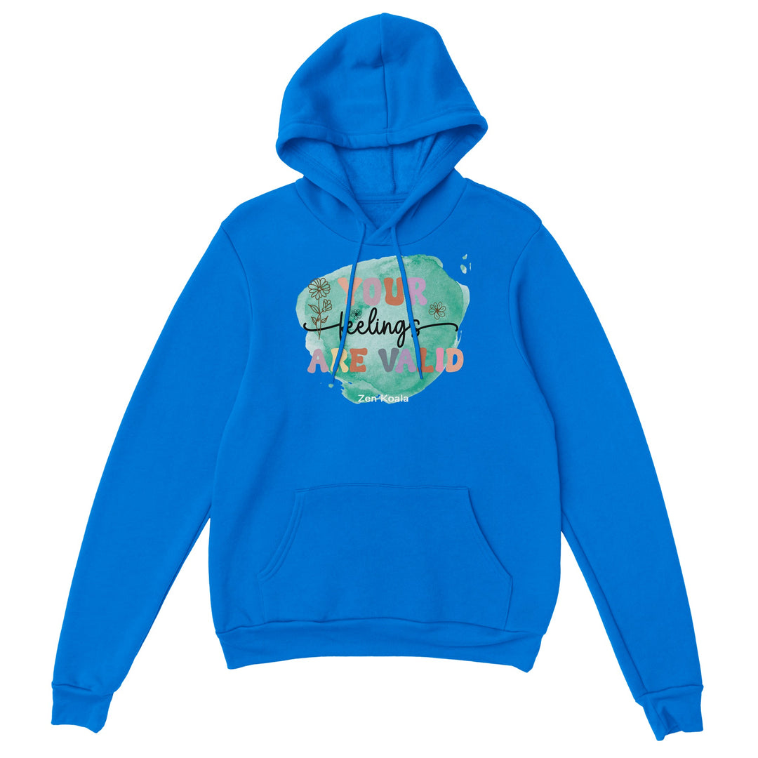 Your Feelings Are Valid feel-good hoodie — Zen Koala Australia