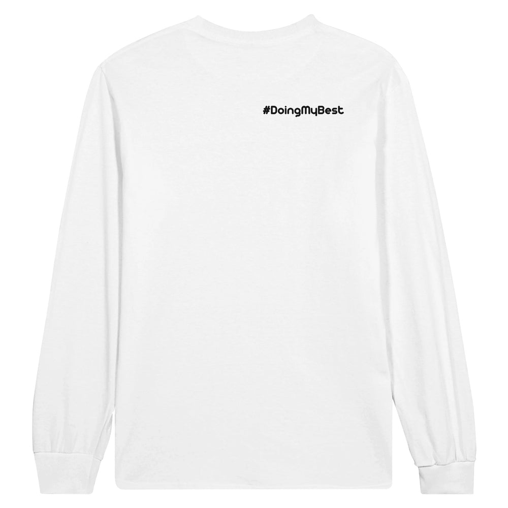 Back shoulder: #DoingMyBest — Zen Koala Australia feel-good clothing