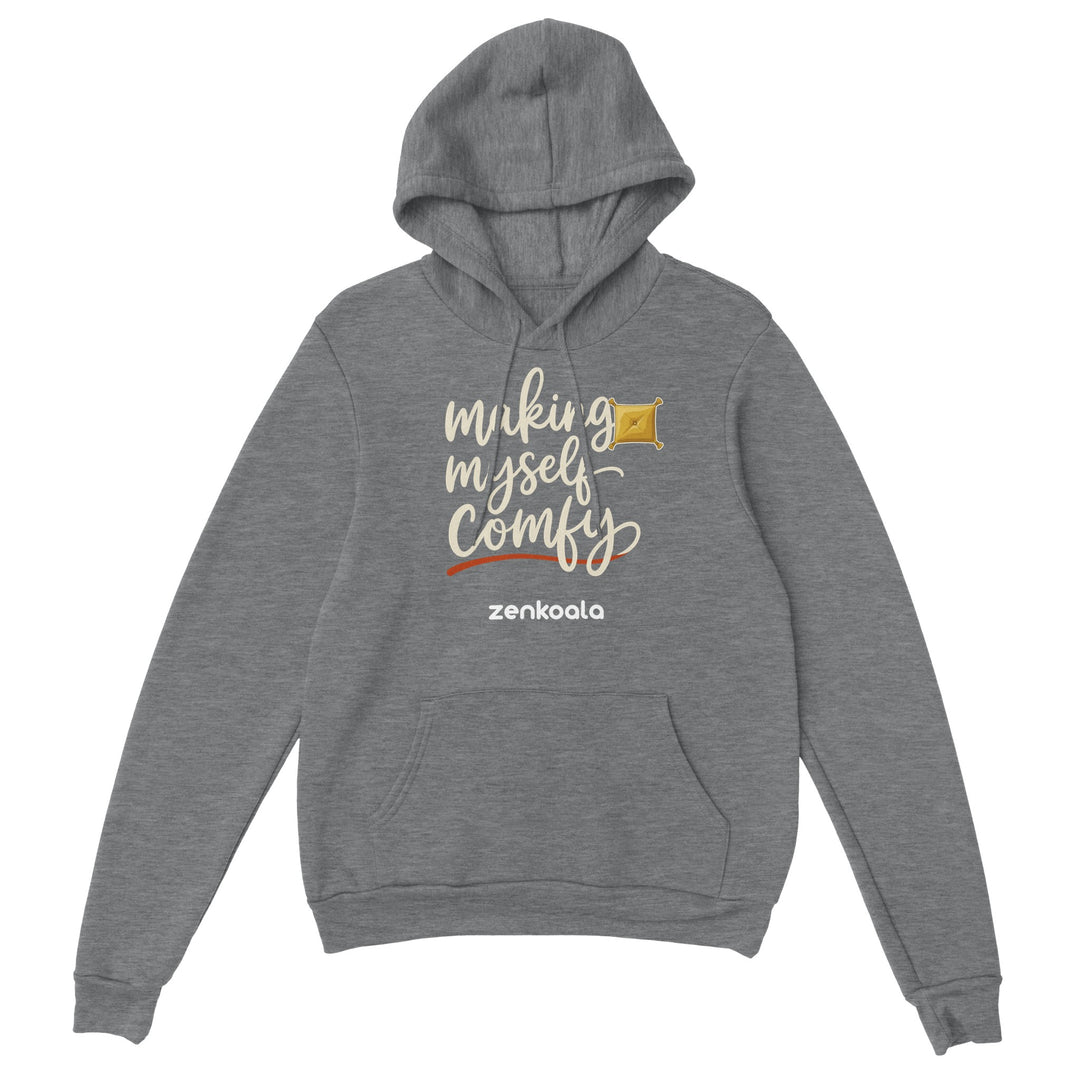 Making Myself Comfy feel-good hoodie in Sport Grey — Zen Koala Australia