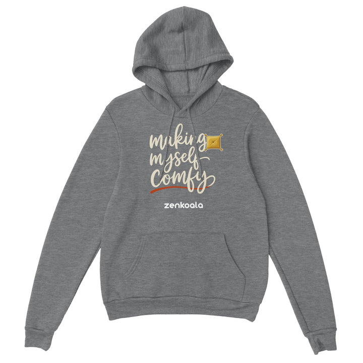 Making Myself Comfy feel-good hoodie in Sport Grey — Zen Koala Australia