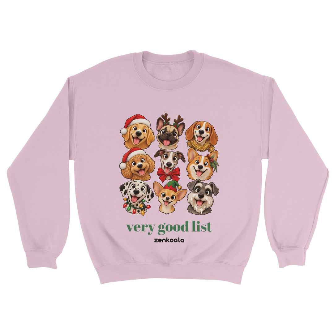 Very Good List feel-good sweatshirt in light pink, Zen Koala Australia
