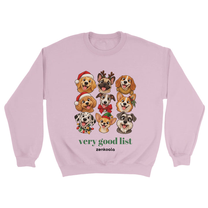 Very Good List feel-good sweatshirt in light pink, Zen Koala Australia