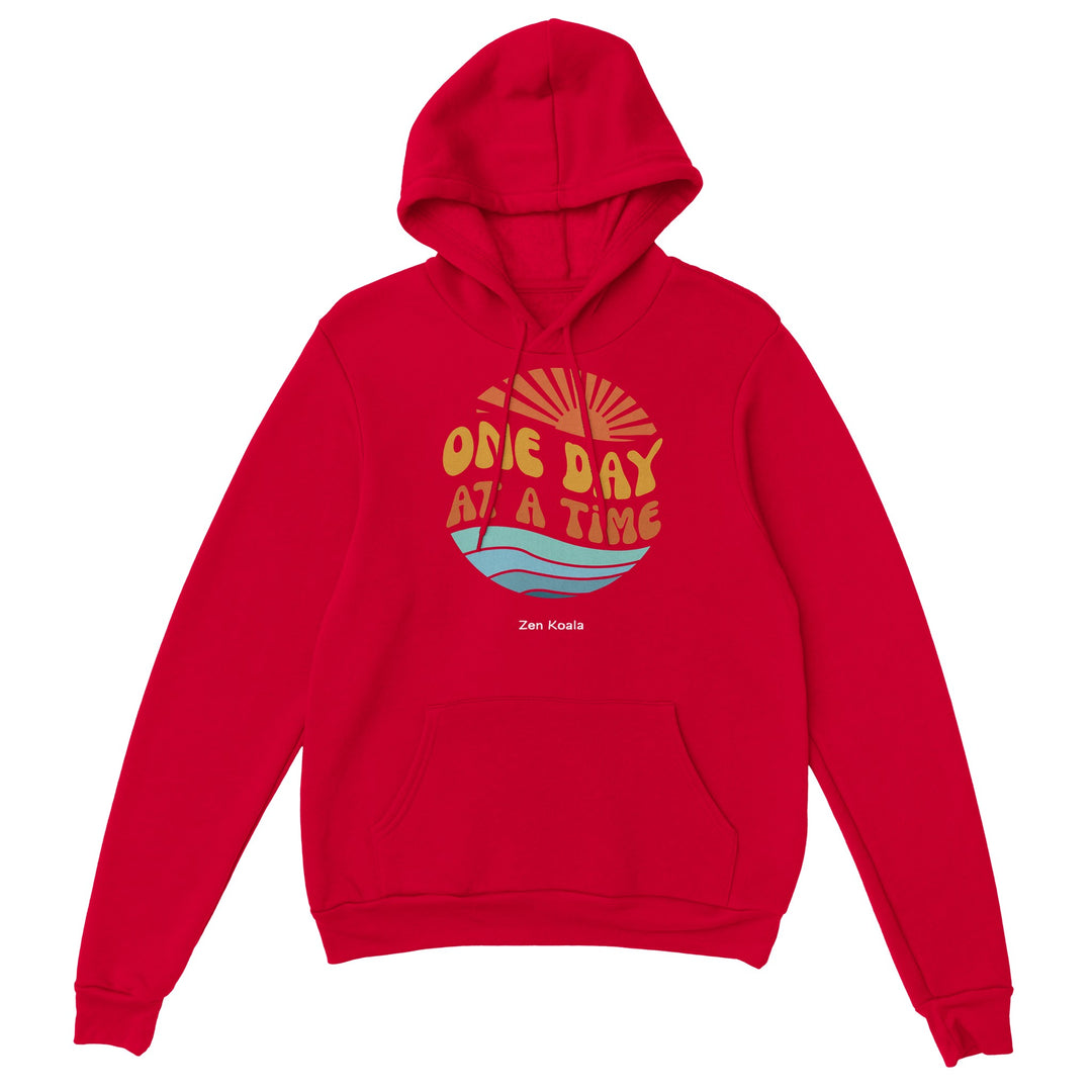 One Day at a Time feel-good hoodie — Zen Koala Australia