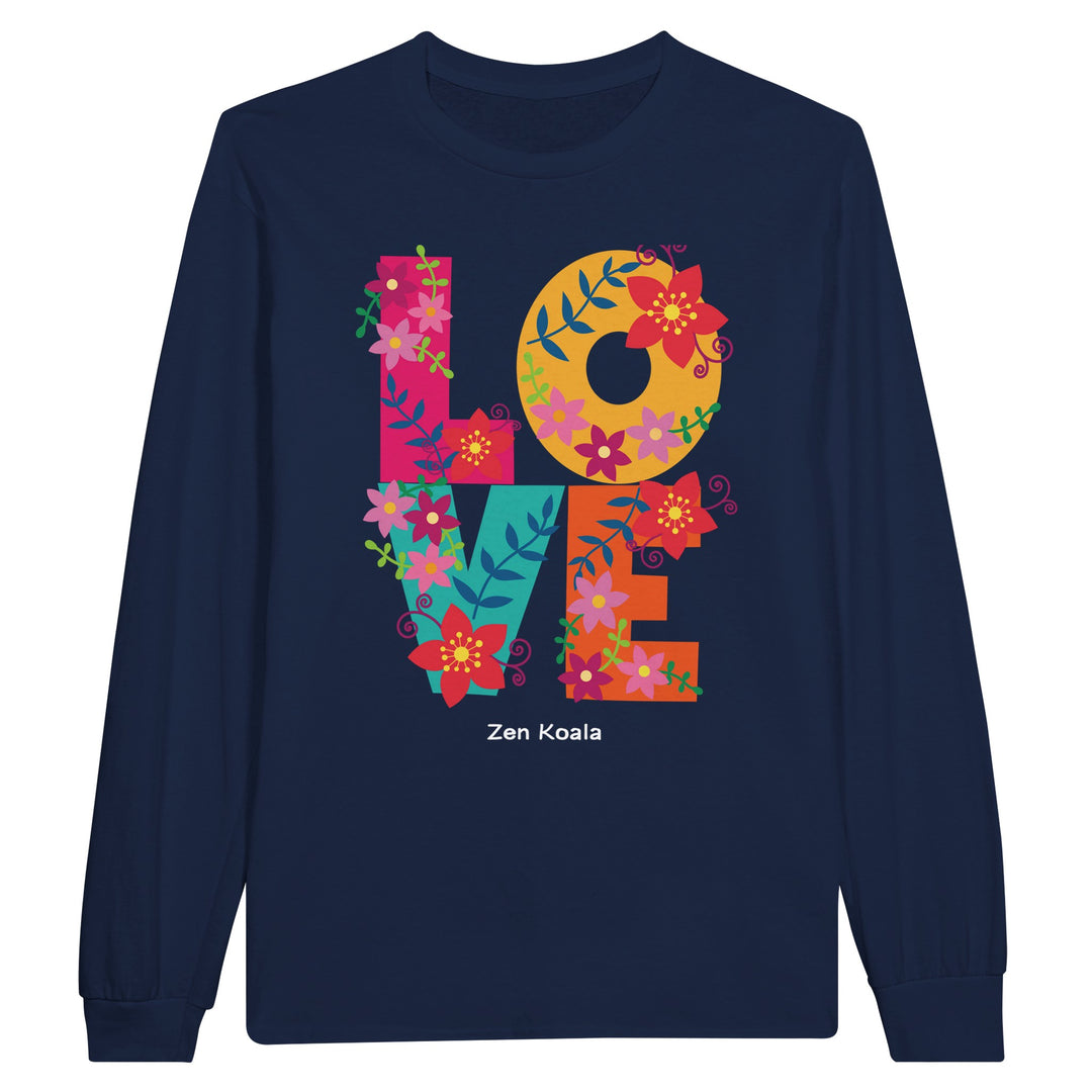 Love feel-good long sleeve tee — Zen Koala Australia