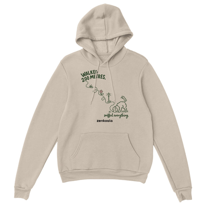 Sniffed Everything feel-good hoodie in sand, Zen Koala Australia