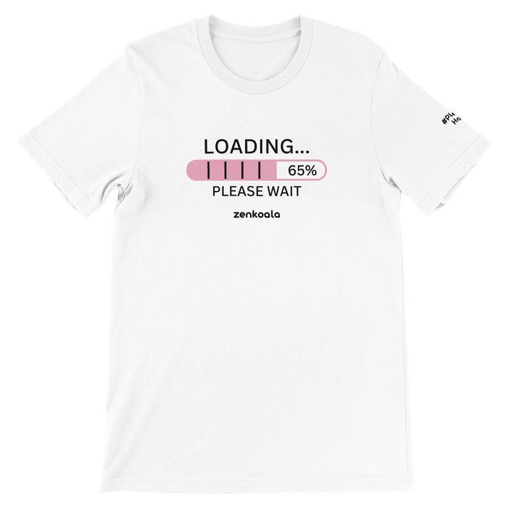 Loading feel-good tee in white, Zen Koala Australia