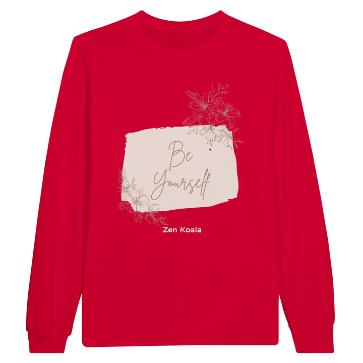 Be Yourself feel-good long sleeve tee — Zen Koala Australia