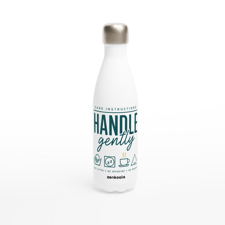 Handle Gently Care Instructions feel-good water bottle: care instructions for people who need a rest, Zen Koala Australia