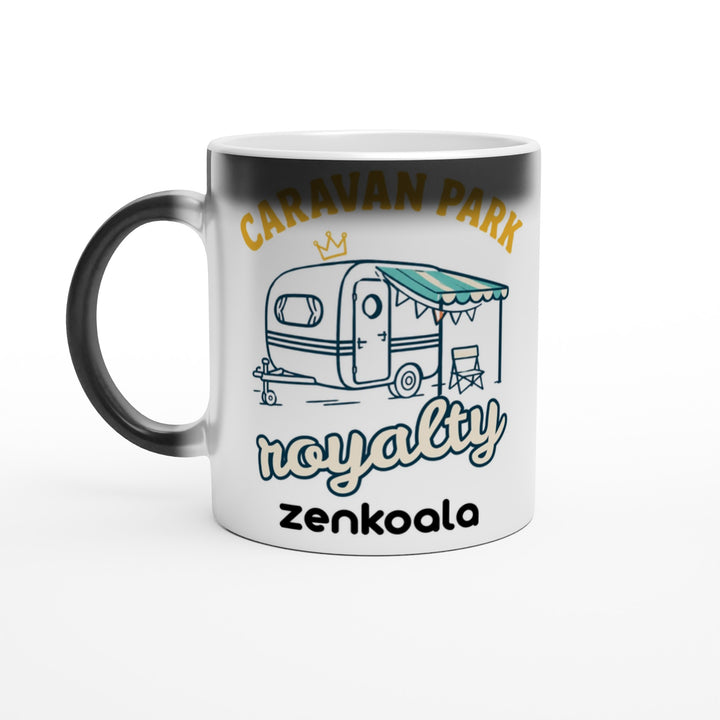 Caravan Park Royalty magic colour-reveal mug — Zen Koala Australia