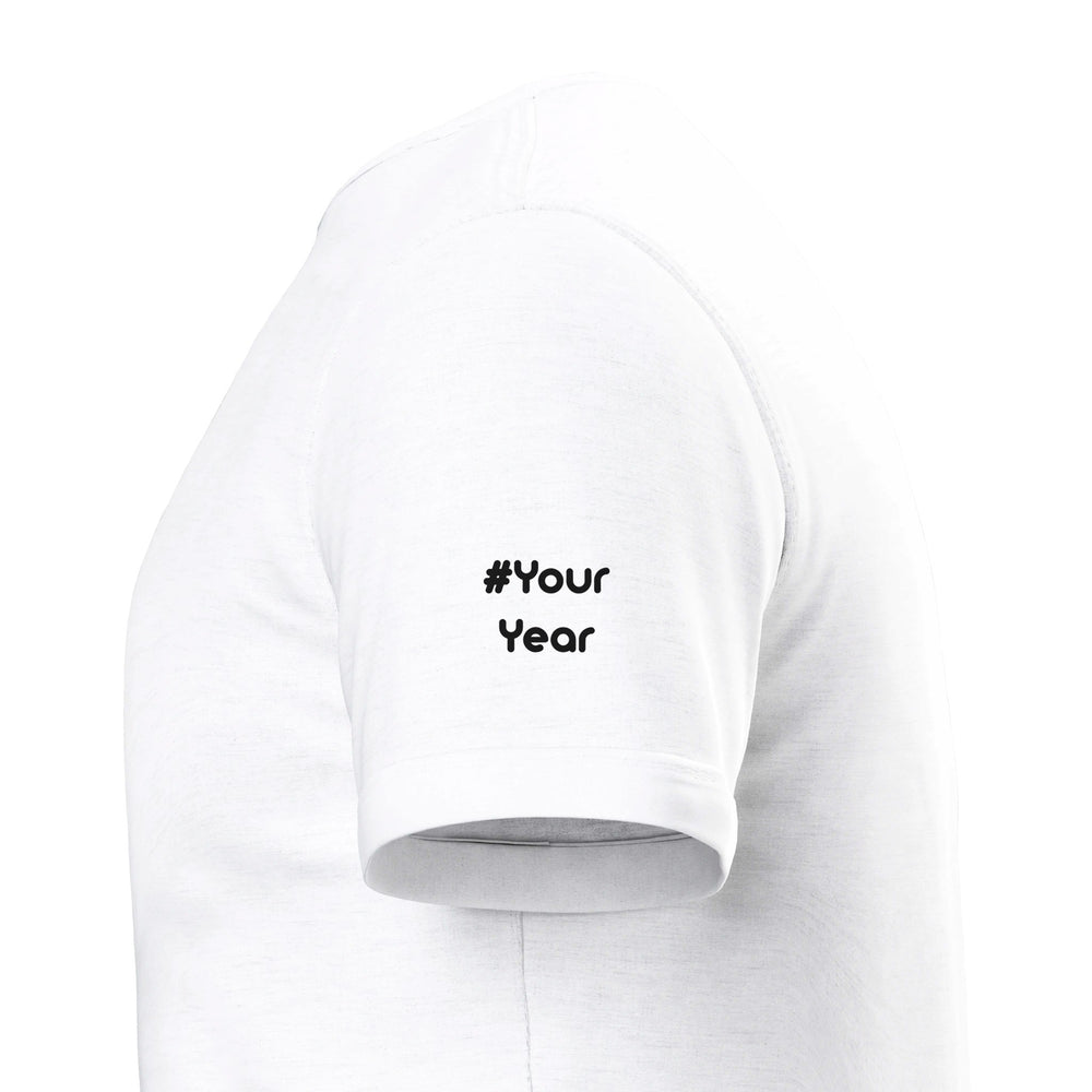 Sleeve close-up: #YourYear — Zen Koala Australia feel-good clothing