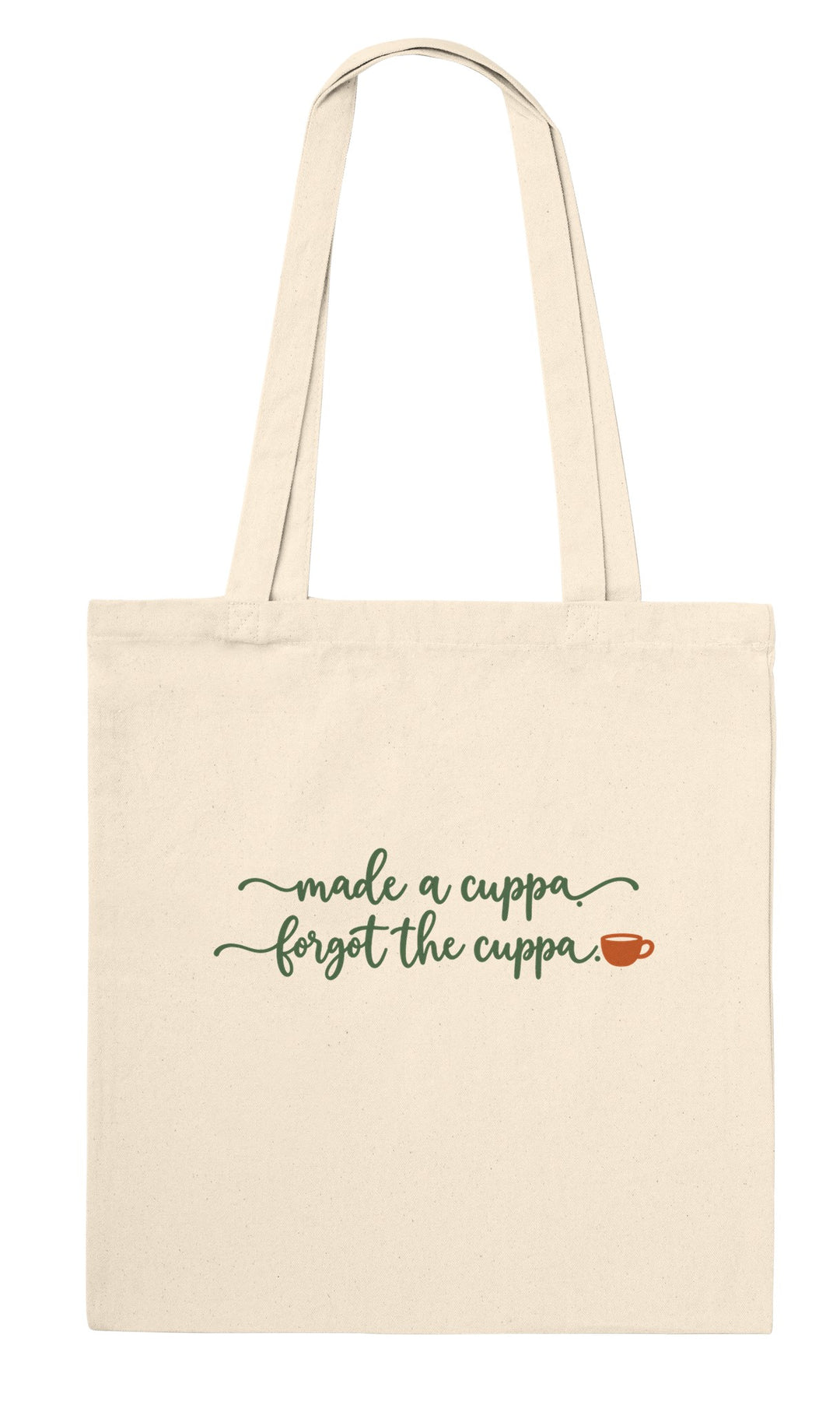 Made a Cuppa Forgot the Cuppa feel-good tote bag in natural, Zen Koala Australia