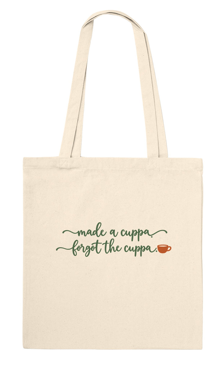 Made a Cuppa Forgot the Cuppa feel-good tote bag in natural, Zen Koala Australia