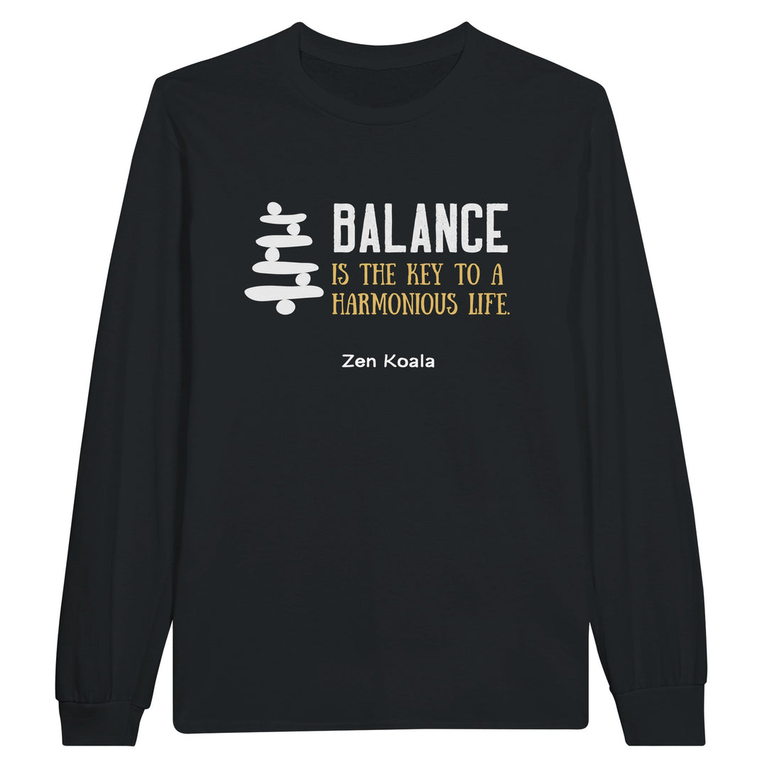Balance feel-good long sleeve tee — Zen Koala Australia