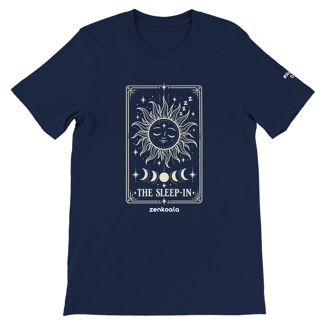 The Sleep-In feel-good tee in navy, Zen Koala Australia