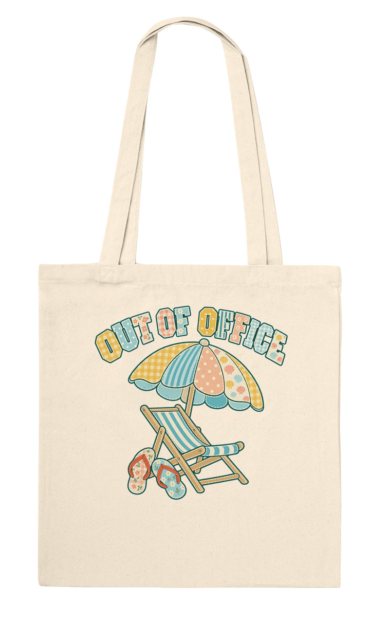 Out of Office Beach feel-good tote bag in natural, Zen Koala Australia