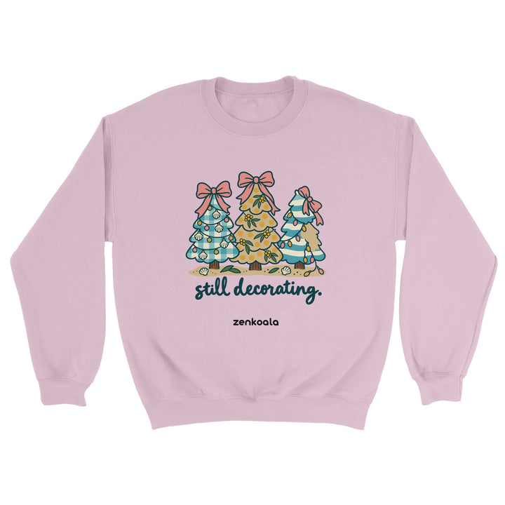 Still Decorating feel-good sweatshirt in light pink, Zen Koala Australia